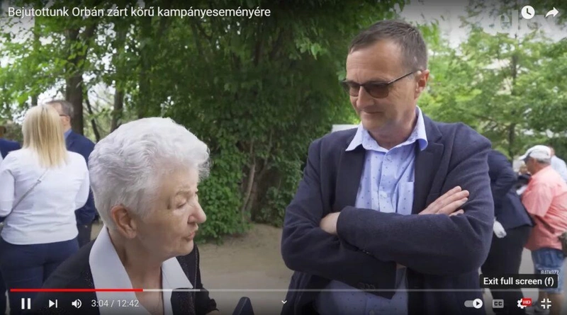 Képernyőfotó a Telex.hu videójából
