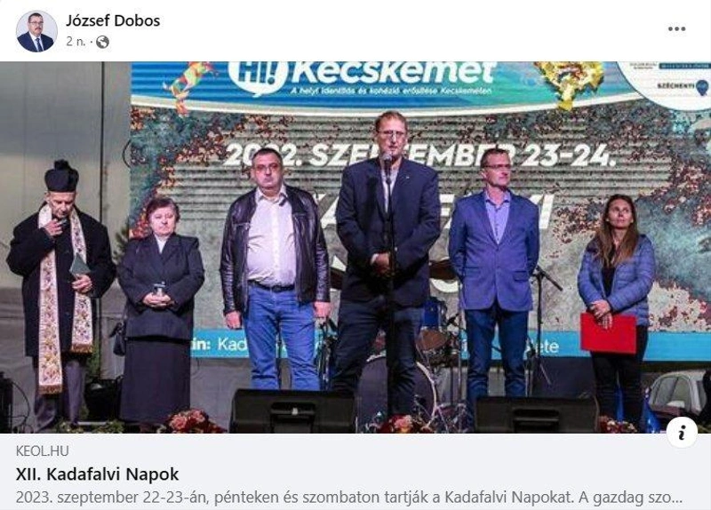 Facebook/Dobos József