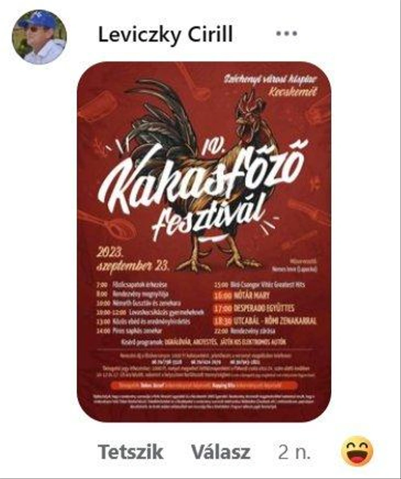 Képkivágás a Hírösvény kommentszekciójából