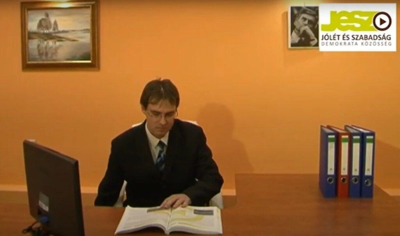 Képkivágás Vancsura István kampányvideójából