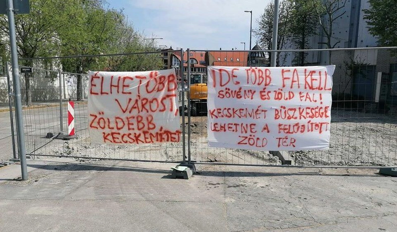 „Kecskemét büszkesége lehet(ne) a felújított zöld tér” a 10 millió Fa – Kecskemét mozgalom szerint