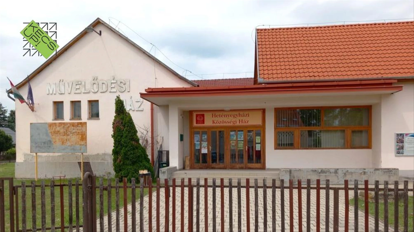 Látott már szebb napokat – a Hetényegyházi Közösségi Ház / Fotó: Hraskó István