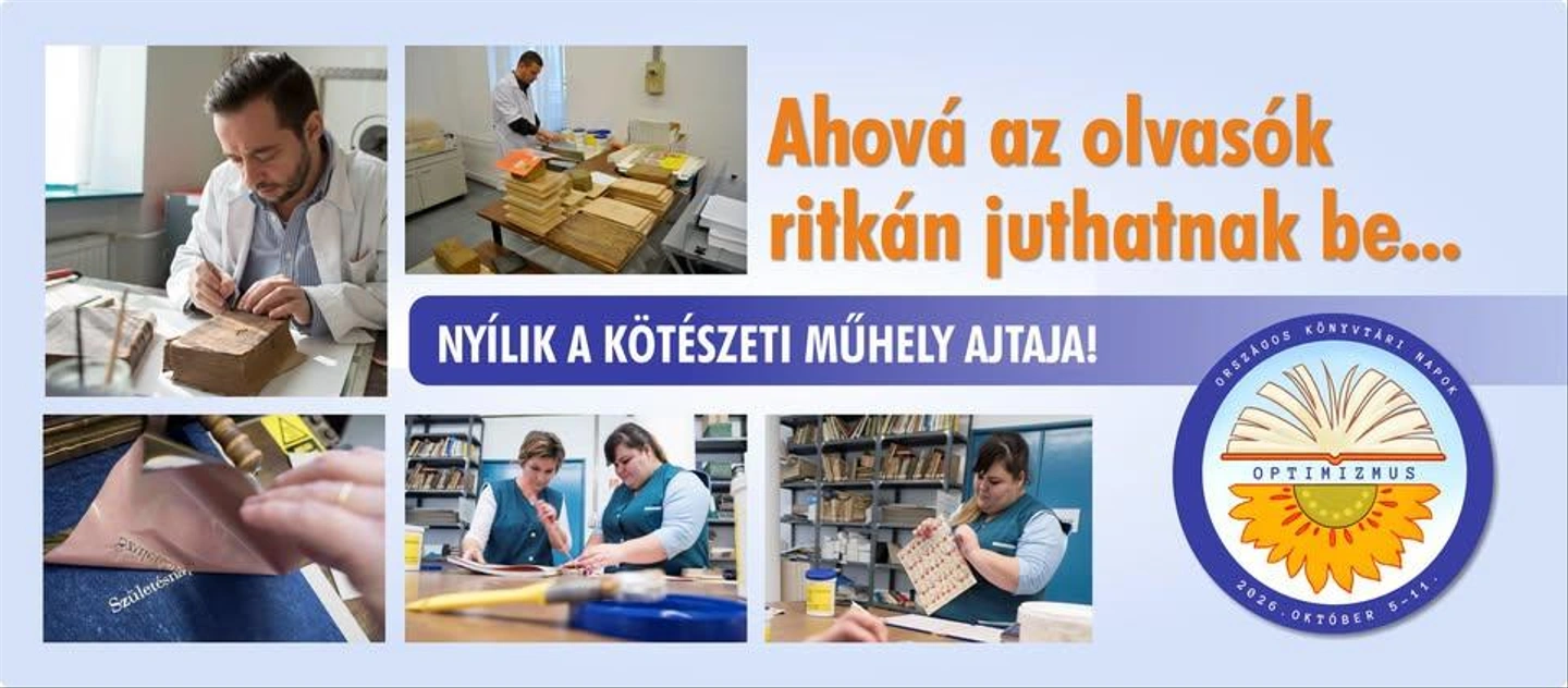 Ahová az olvasók ritkán juthatnak be... Nyílik a Kötészeti műhely ajtaja!