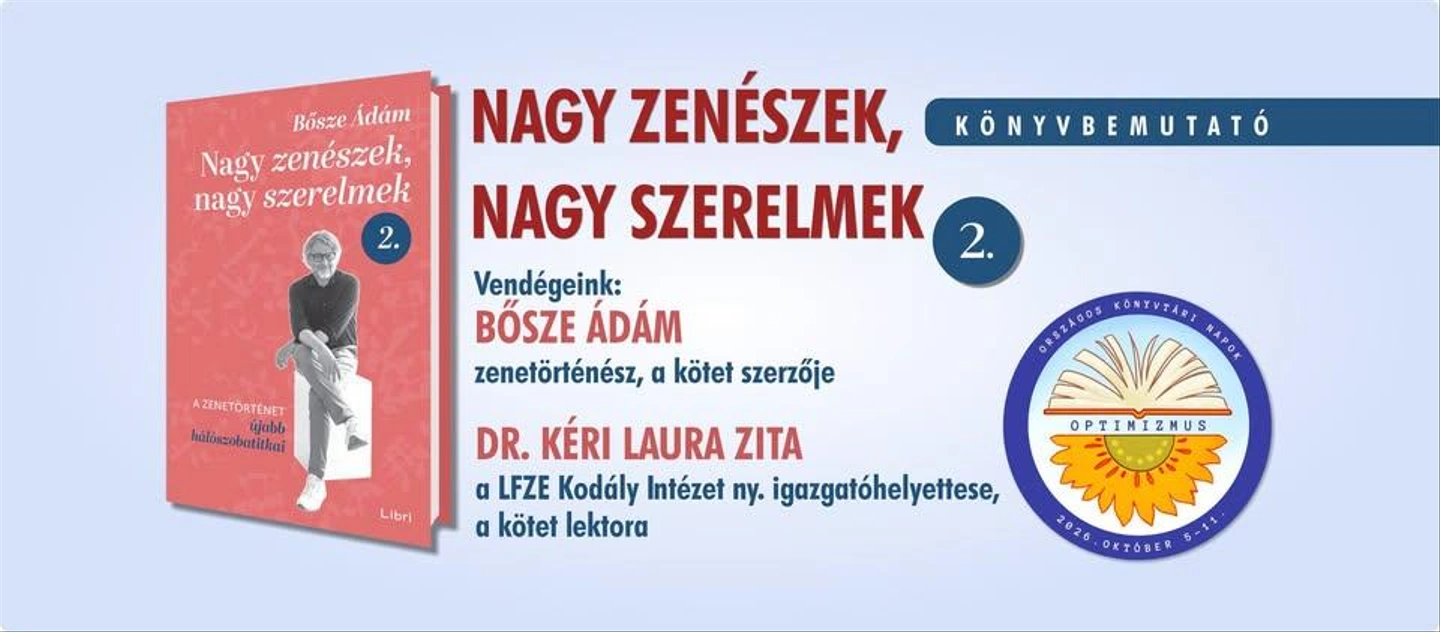Nagy zenészek, nagy szerelmek 2. - könyvbemutató