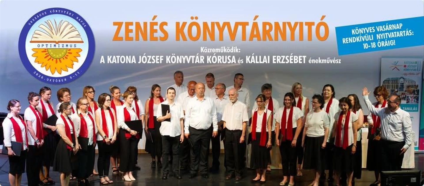Zenés könyvtárnyitó