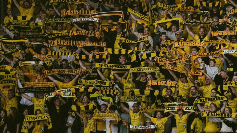 Az Elfsborg szurkolói