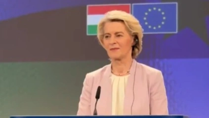 Von der Leyen szerint Magyarország példát mutatott a demokrácia újjáélesztésére