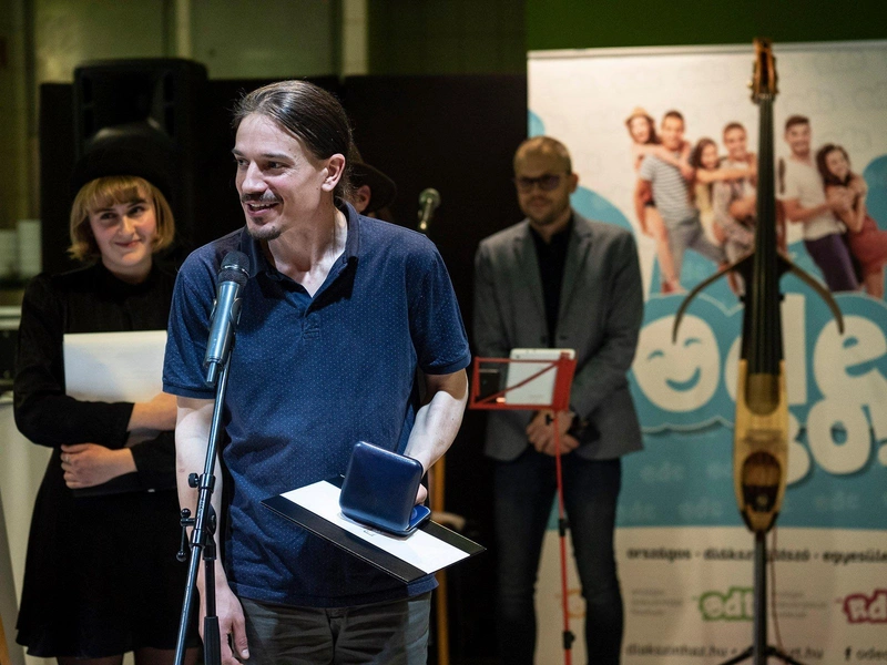 Sárosi Gábor 2021. októberében a Solténszky Tibor-díjat is elnyerteFotó: Tóth László