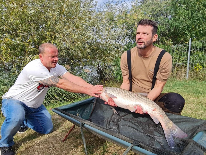 Óriási pontyok, amúrok és keszegek is horogra akadtak Fotó: Bajáki Zsanett