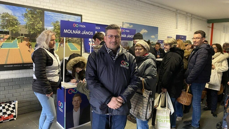 Molnár János, a Tisza képviselőjelöltje