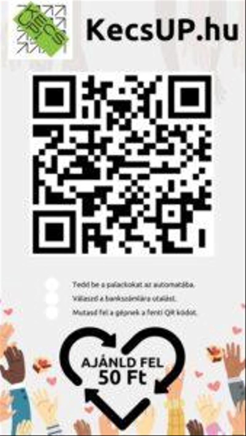Váltsd vissza az üvegeket és védd meg a KecsUP-ot! Kattints és kérd el a QR kódot!