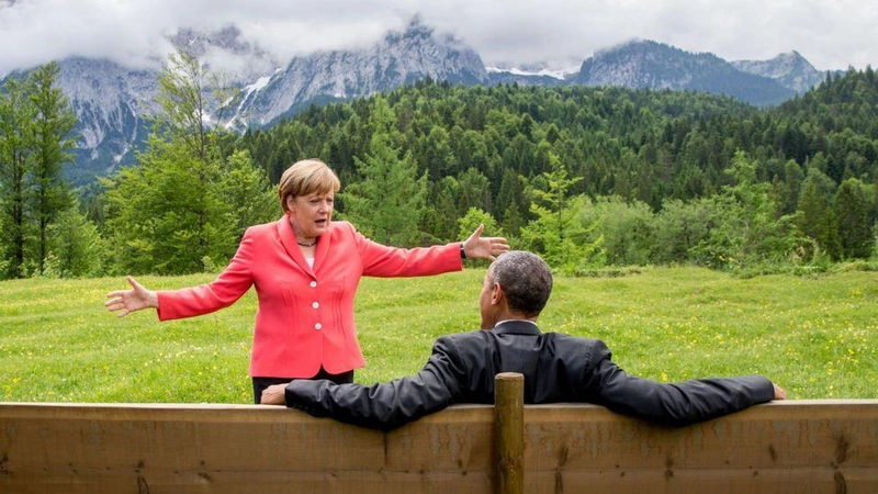 Angela Merkel és a volt amerika elnök, Barack Obama / Fotó: Getty Images – bbc.com