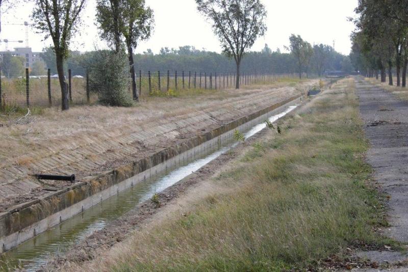 A Csukás-éri főcsatorna az Erdőpark mellett / fotó: Hraskó István, KecsUP Hírek