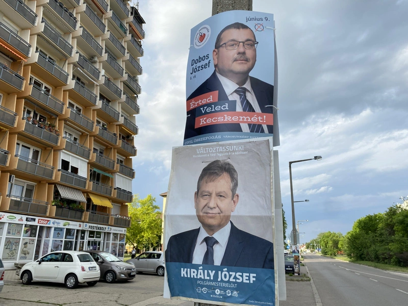 Az egykori szocialista Dobos József és az MSZP-és Király József immár két másik szervezetben mérkőznek meg egymással a kecskeméti önkormányzati választáson 2024-ben / Fotó: kecsup.hu