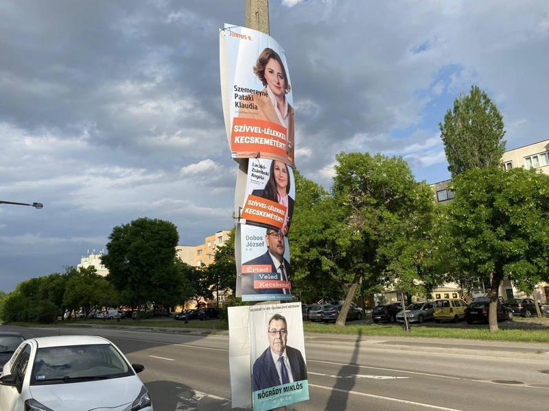 Plakátharc a Széchenyivárosban / Fotó: kecsup.hu