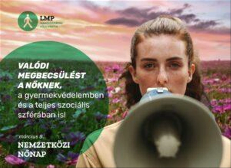 Az LMP 2024-es nőnapi posztja. Forrás: Facebook.