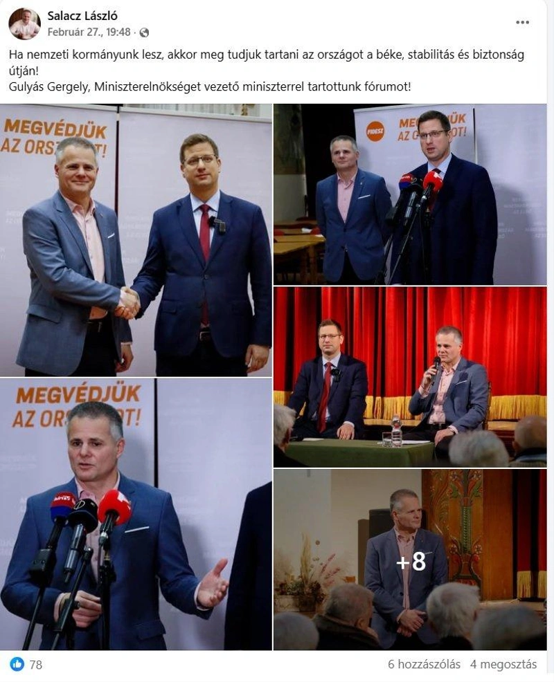 Forrás: Salacz László Facebook-oldala