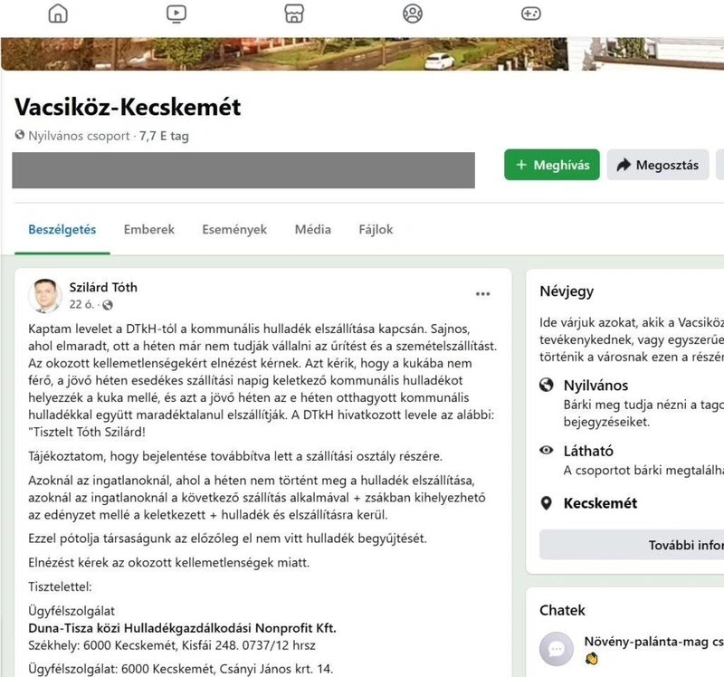 Forrás: Vacsiköz Facebook-csoport