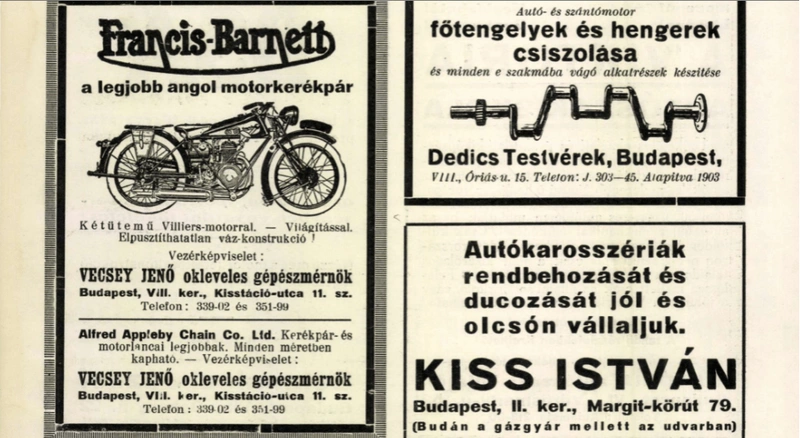 Automobil – Motorsport, 1929 március 25. / Forrás: Arcanum