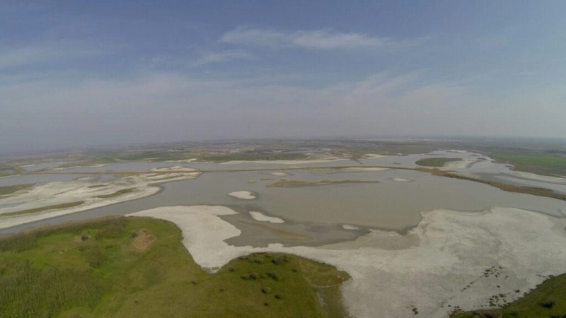 A Böddi-szék a medret még kettévágó csatornával / fotó: Kiskunsági Nemzeti Park Igazgatóság