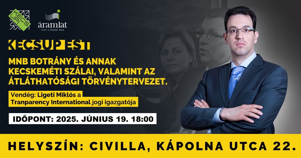 Ligeti Miklós: Az MNB botrány és annak kecskeméti szálai - KecsUP Est